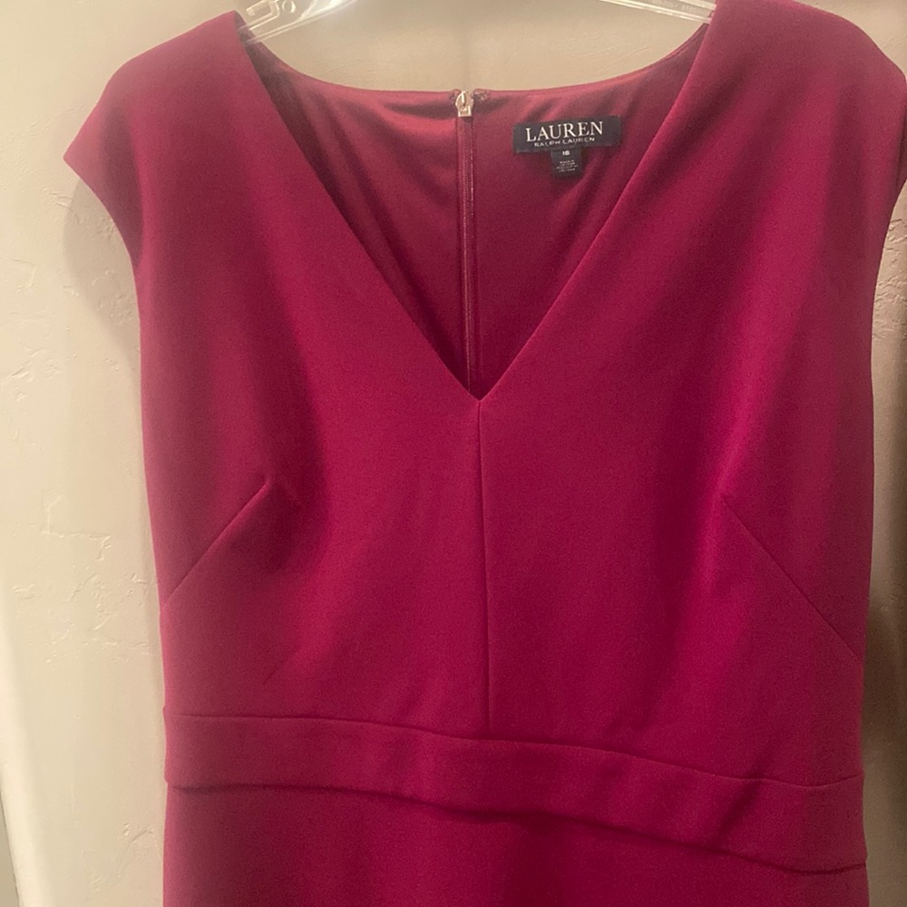 Exotic ruby Lauren Ralph Lauren dress